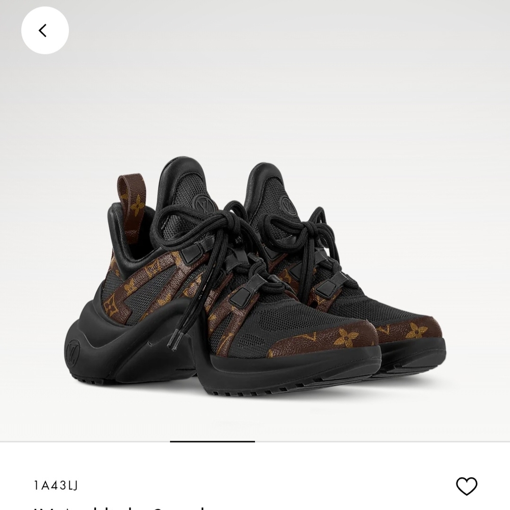 Louis Vuitton Black and Brown Athletic Shoes - Picture 7 of 7